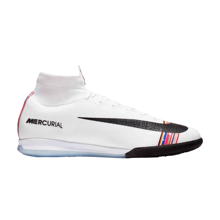 Nike Mercurial SuperflyX 6 Elite IC 'Pure Platinum' — Pure Platinum/Black-White