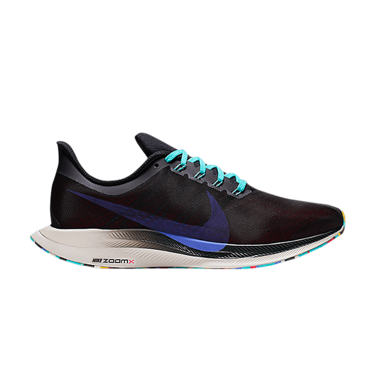 Nike Wmns Zoom Pegasus Turbo 'Multi-Color Sole' — Black/Sapphire/Hyper Jade