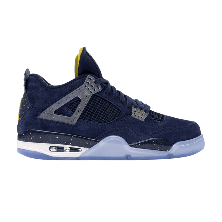 Air Jordan 4 Retro 'Michigan Wolverines' PE — College Navy/Amarillo/White