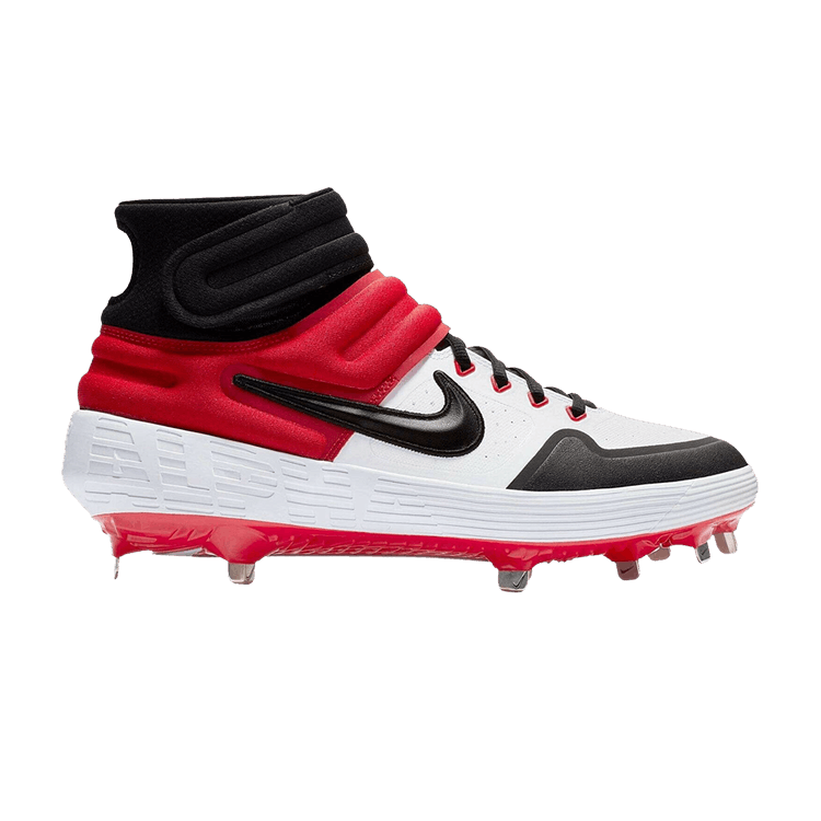 Nike Alpha Huarache Elite 2 Mid 'Black University Red' — Black/White/University Red