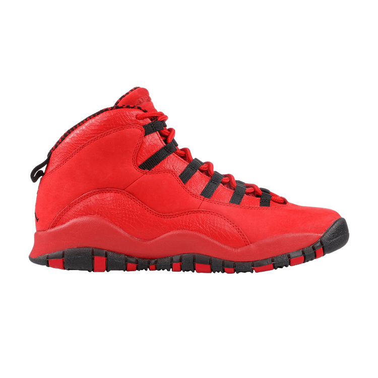 Steve Wiebe x Air Jordan 10 Retro BG — University Red/University Red-Black-Black