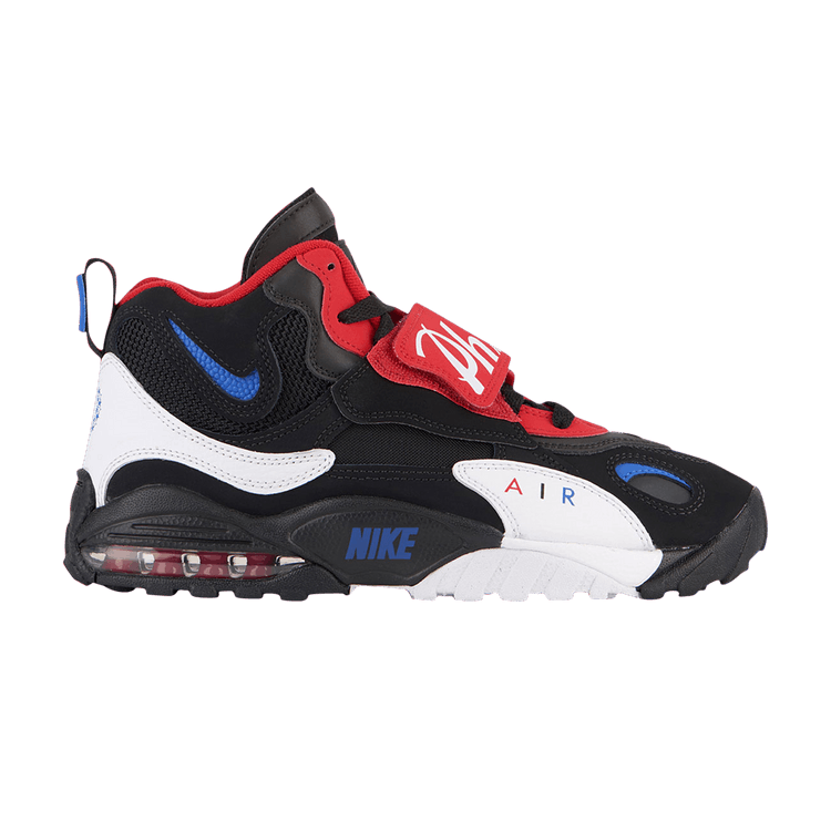 Nike Air Max Speed Turf 'Philadelphia 76ers' — Black/Game Royal-University Red
