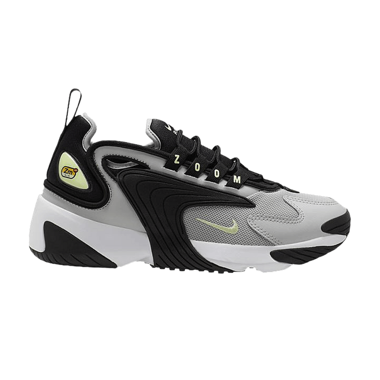 Nike Wmns Zoom 2K 'Black Grey Fog' — Black/Barely Volt/Grey Fog/White