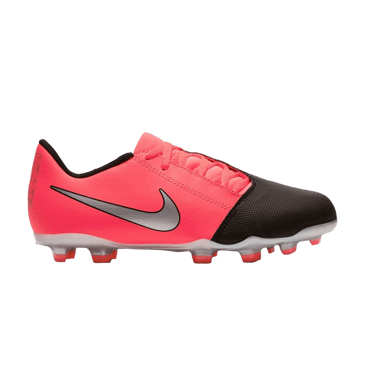 Nike Phantom Venom Club FG GS 'Laser Crimson Black' — Laser Crimson/Black/Metallic Silver