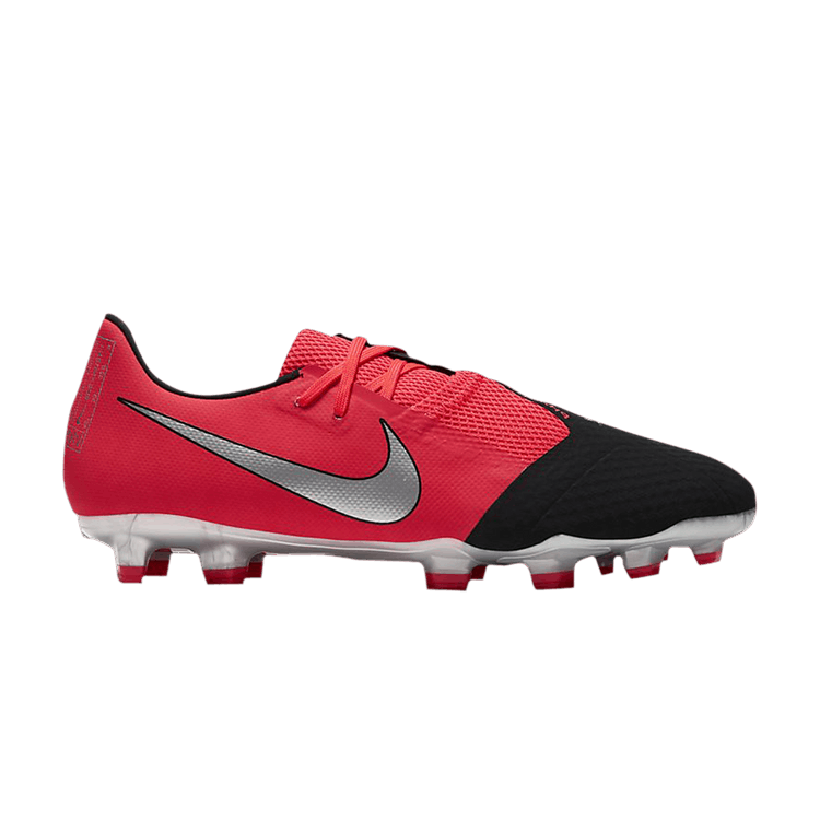Nike Phantom Venom Academy FG 'Black Laser Crimson' — Laser Crimson/Black/Metallic Silver