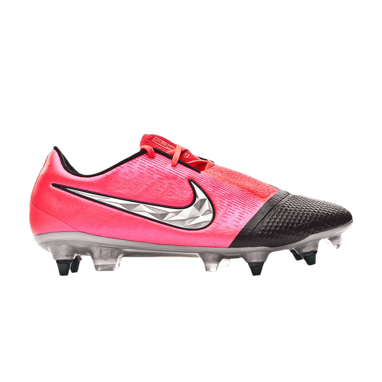 Nike Phantom Venom Elite SG Pro ACC 'Black Laser Crimson' — Laser Crimson/Metallic Silver/Black