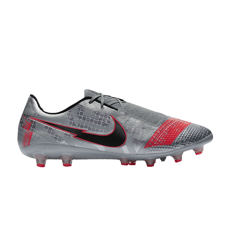 Nike Phantom Venom Elite AG Pro 'Metallic Bomber Grey Laser Crimson' — Metallic Bomber Grey/Particle Grey/Laser Crimson/Black