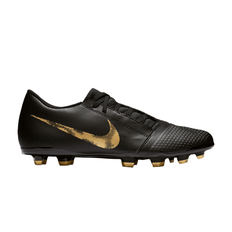 Nike Phantom Venom Club FG 'Black Gold' — Black/Metallic Vivid Gold