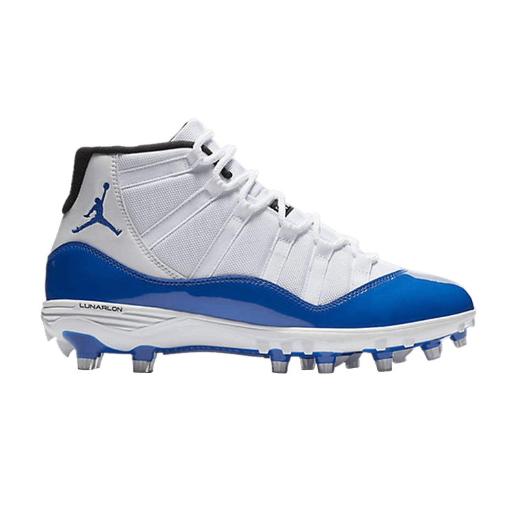 Air Jordan 11 Retro TD Cleat 'Game Royal' — White/Game Royal-Black