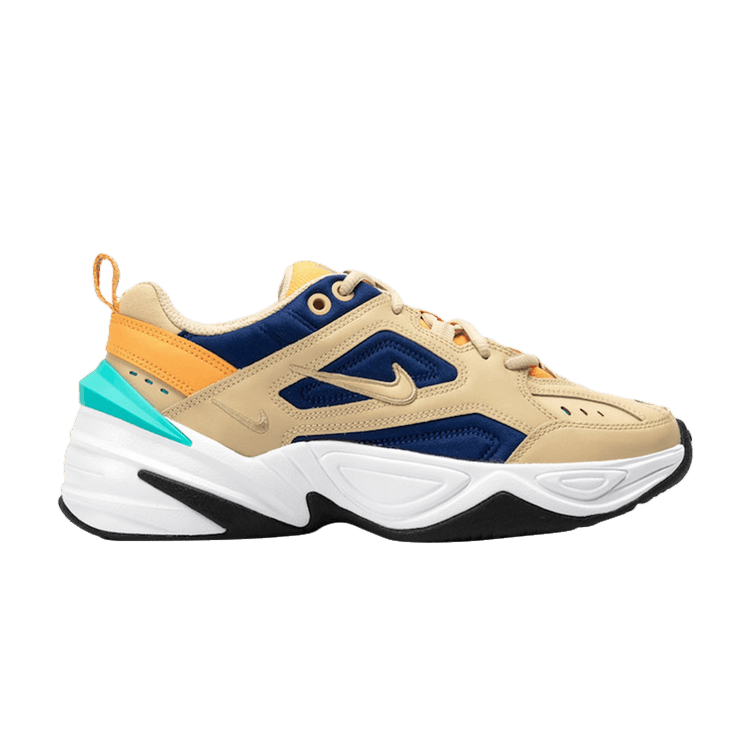 Nike Wmns M2K Tekno 'Desert Ore' — Desert Ore/Deep Royal Blue-Fuel Orange