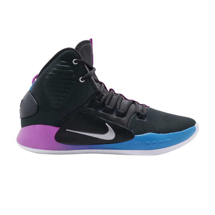 Nike Hyperdunk X EP 'Flight Huarache' — Anthracite/Black-Hyper Violet-Metallic Silver
