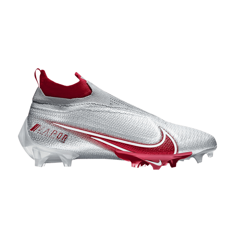 Nike Vapor Edge Elite 360 Flyknit 'University Red' — Metallic Platinum/Wolf Grey/University Red