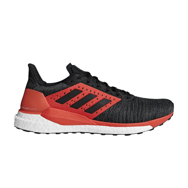 Adidas Solar Glide ST 'Grey Hi-Res Red' — Grey/Core Black/Hi-Res Red