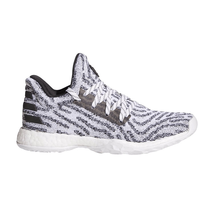 Adidas Harden Vol. 1 LS Primeknit J 'White Black Grey' — White/Core Black/Grey