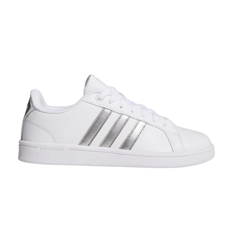 Adidas Wmns Cloudfoam Advantage — White/Silver/Black