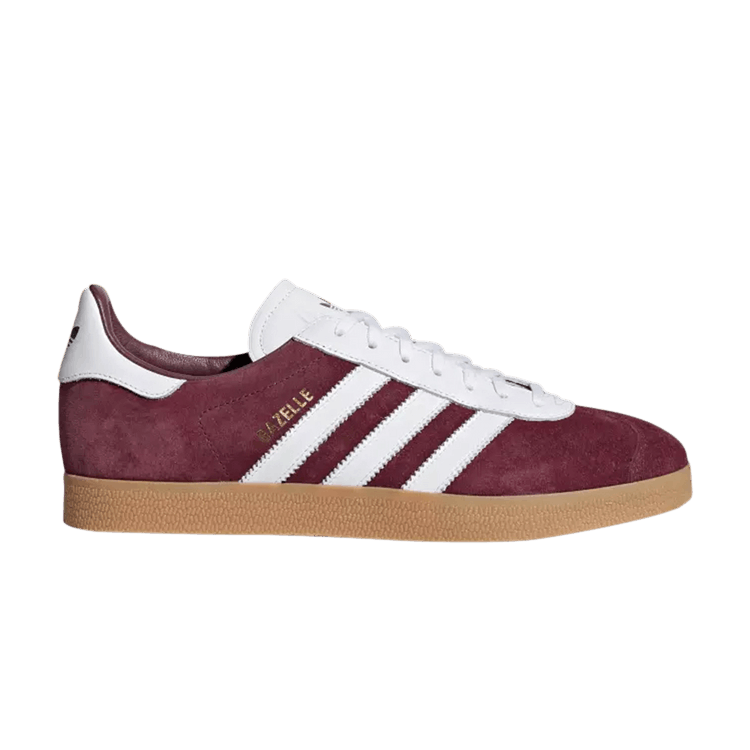 Adidas Gazelle 'Collegiate Burgundy' — Collegiate Burgundy/Cloud White/Cloud White