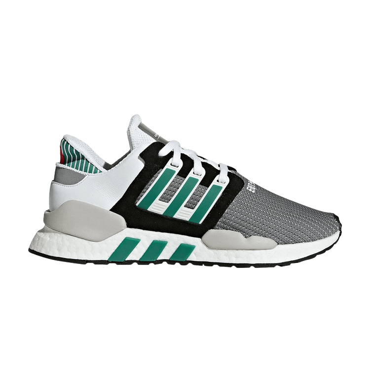 Adidas EQT Support 91/18 'Black Granite' — Core Black/Granite/Sub Green