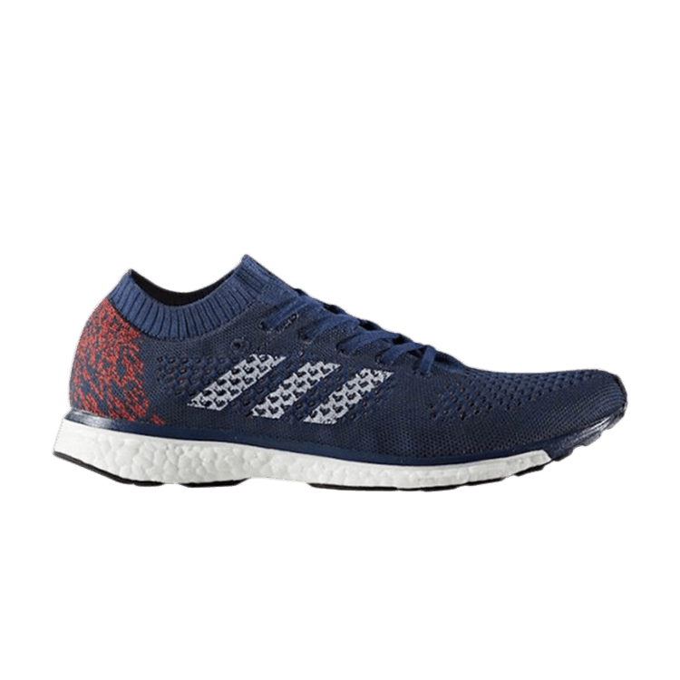 Adidas Adizero Primeknit Boost Limited 'Mystery Blue' — Mystery Blue/Night Navy/Maroon