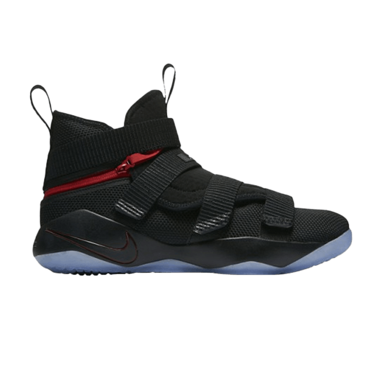 Nike LeBron Soldier 11 FlyEase — Black/University Red-Black