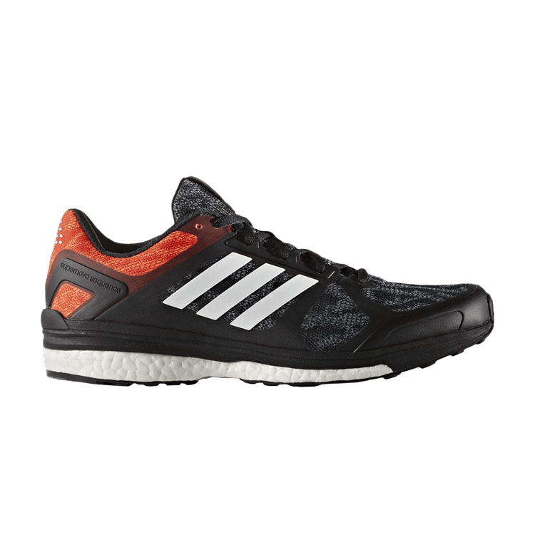 adidas Supernova Sequence 9 'Black Bold Orange' — Core Black/White/Bold Orange