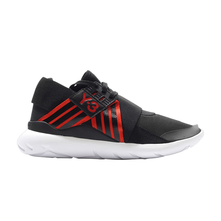 Adidas Y-3 Qasa Elle Lace — Core Black/Scarlet/Core Black