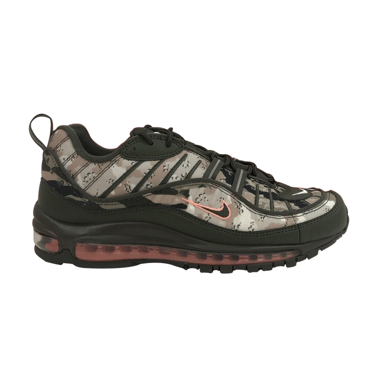 Nike Air Max 98 SE 'Floral Camo' — Cargo Khaki/Sunset Tint-Black