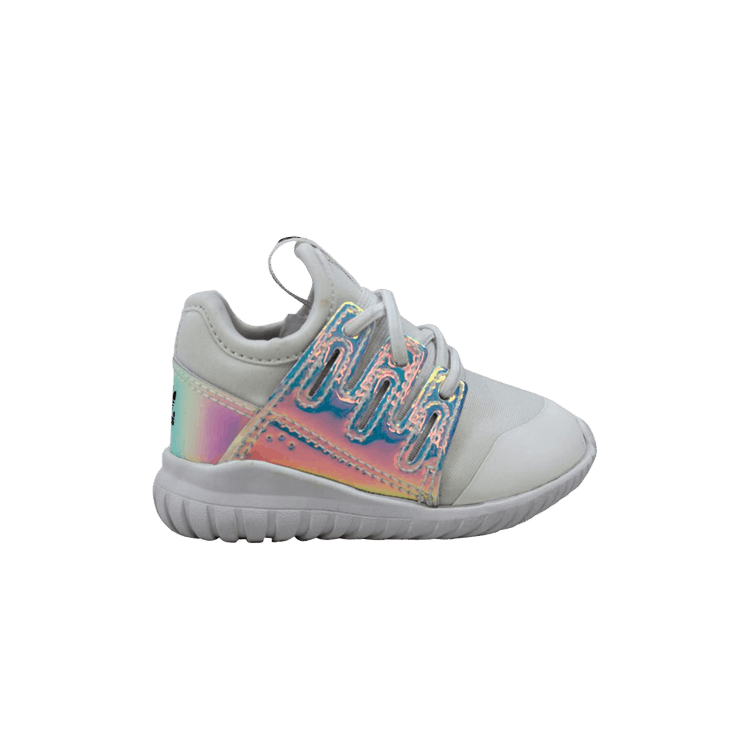Adidas Tubular Radial El I 'White Metallic Silver' — White/White-Metallic Silver