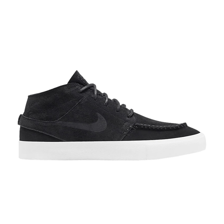 Nike Zoom Stefan Janoski Mid Crafted SB 'Black' — Black/Pale Ivory/Black