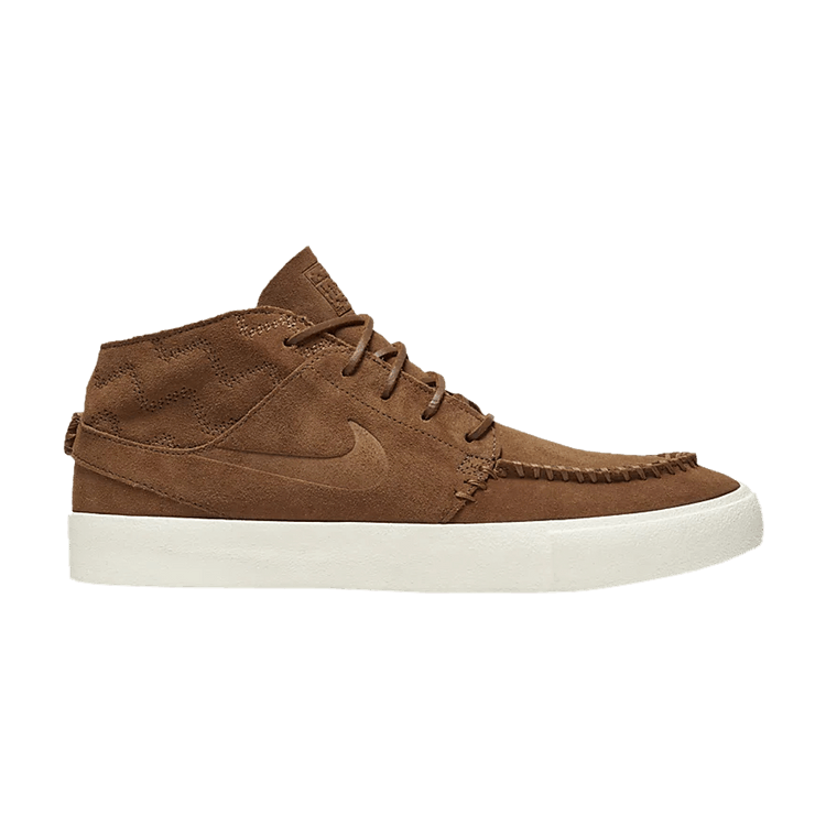Nike Zoom Stefan Janoski Mid Crafted SB 'Light British Tan' — Light British Tan/Black/Pale Ivory/Light British Tan