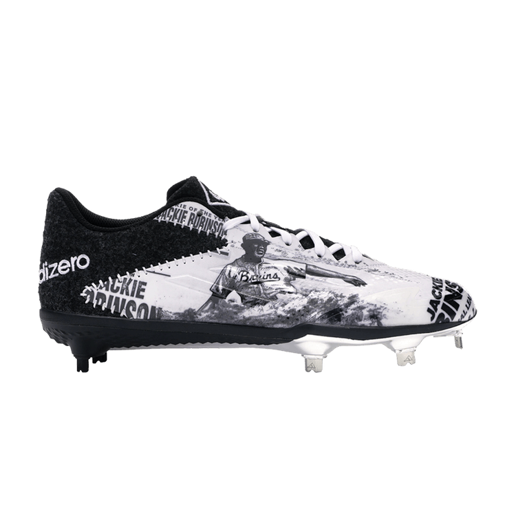 Adidas Adizero Afterburner 2 'Jackie Robinson' — Running White/Running White/Core Black