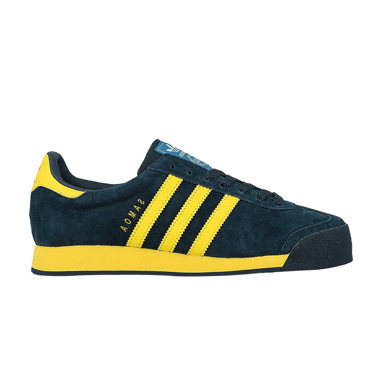 Adidas Samoa Vintage 'Collegiate Navy' — Collegiate Navy/Bold Yellow/Bluebird
