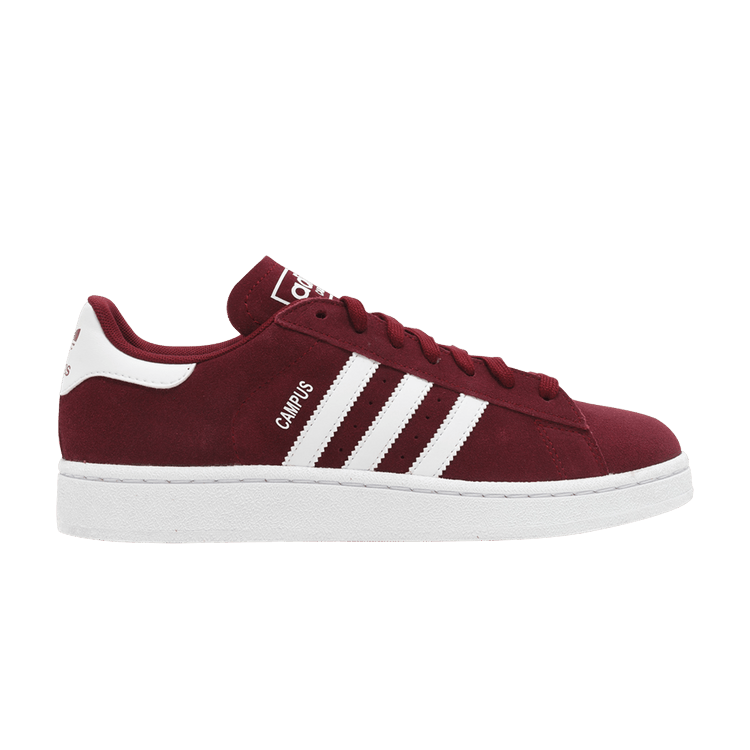 Adidas Campus — Core Burgundy/Footwear White/Footwear White