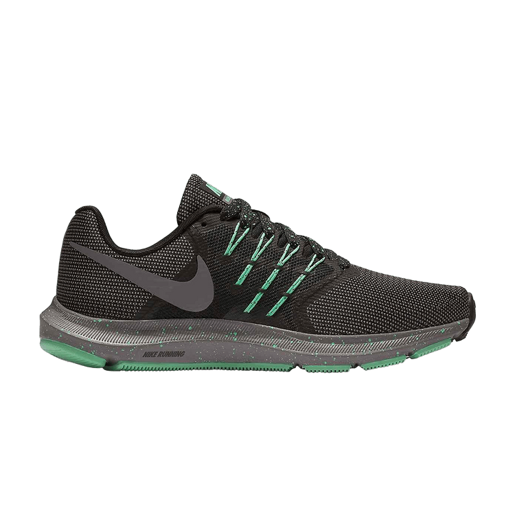 Adidas Wmns Swift Run SE 'Gunsmoke Green Glow' — Black/Gunsmoke-Green Glow