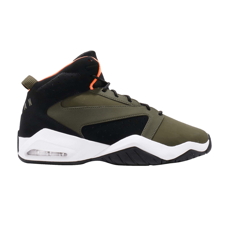 Air Jordan Lift Off 'Cone' — Olive Canvas/Cone-Black-White