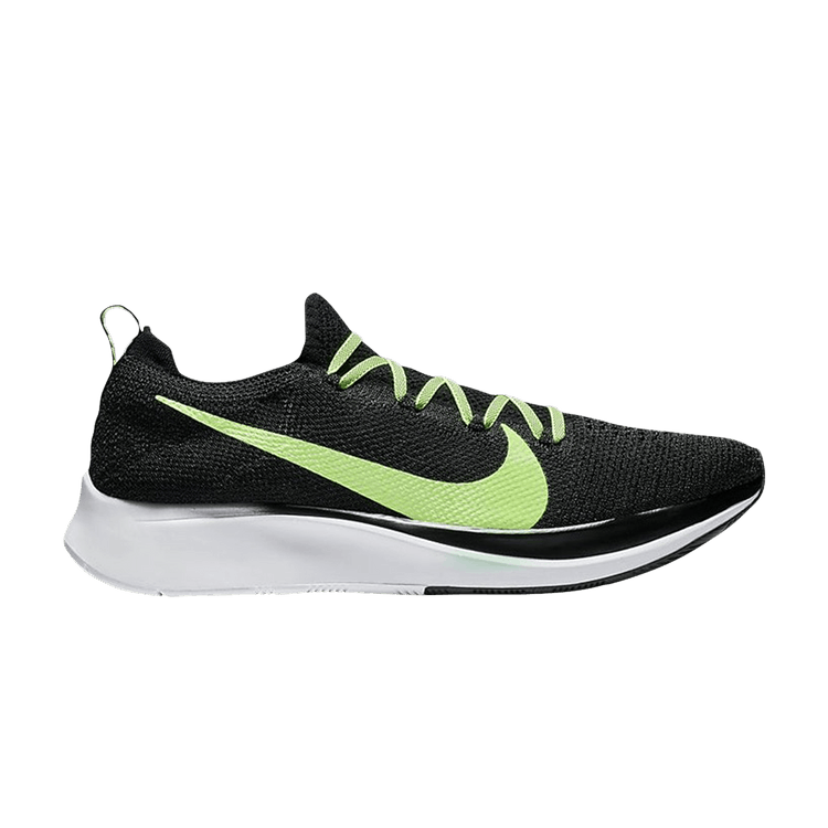 Nike Zoom Fly Flyknit 'Black Lime Blast' — Black/Lime Blast/Vast Grey