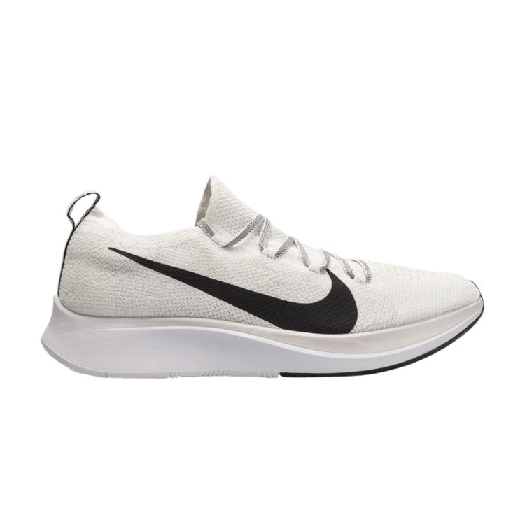 Nike Zoom Fly Flyknit 'White Black' — White/Platinum Tint/Black