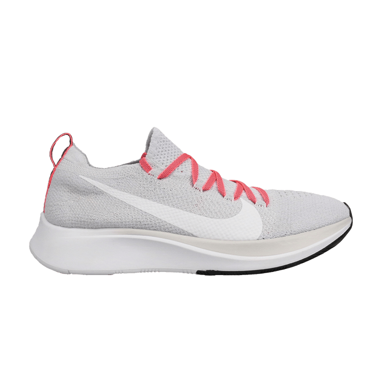 Nike Wmns Zoom Fly Flyknit 'Pure Plantinum' — Pure Platinum/White/Lava Glow