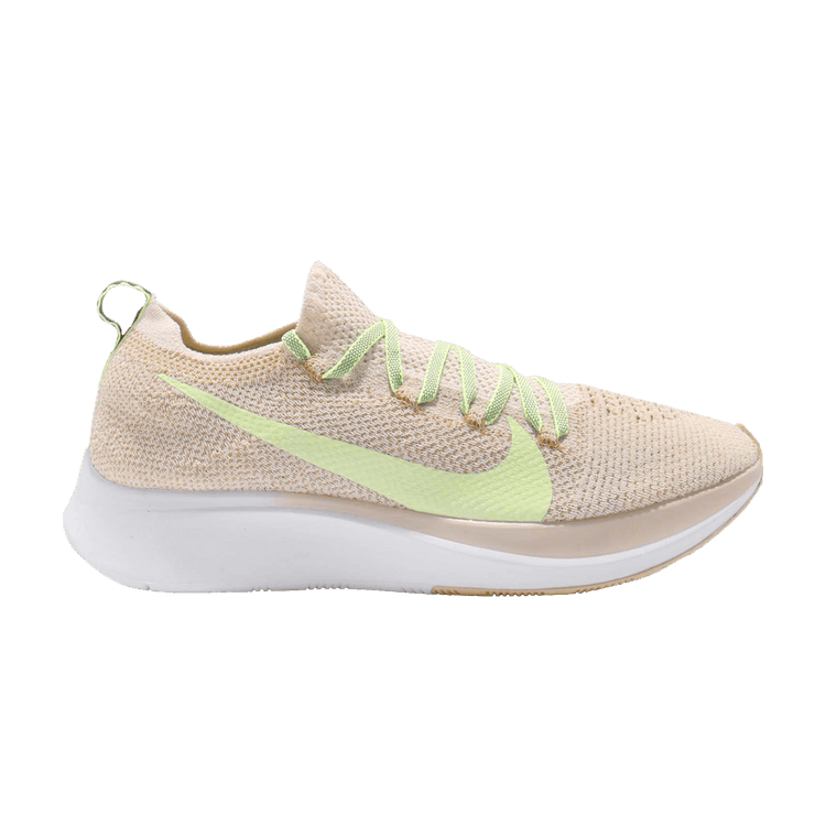 Nike Wmns Zoom Fly Flyknit 'Light Cream' — Light Cream/Barely Volt