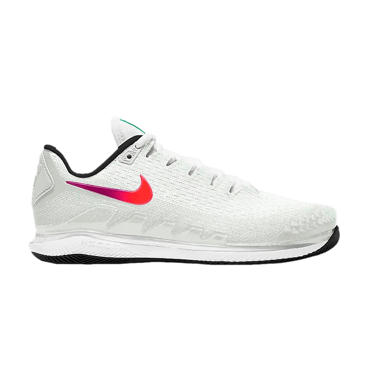 Nike Wmns Air Zoom Vapor X Knit 'Summit White Electro Green' — Summit White/Black/Electro Green