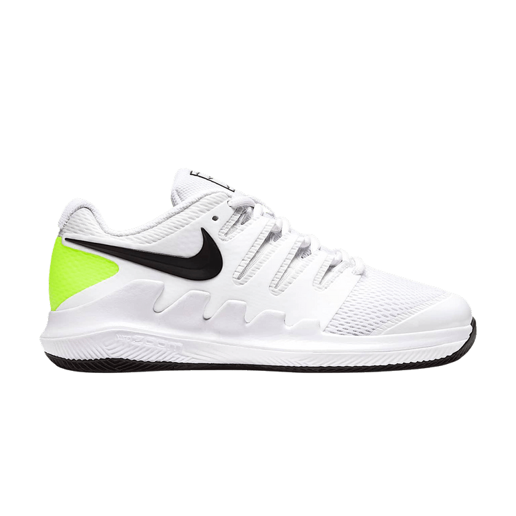 NikeCourt Jr. Vapor X GS Tennis 'White/Volt/Black' — White/Volt/Black