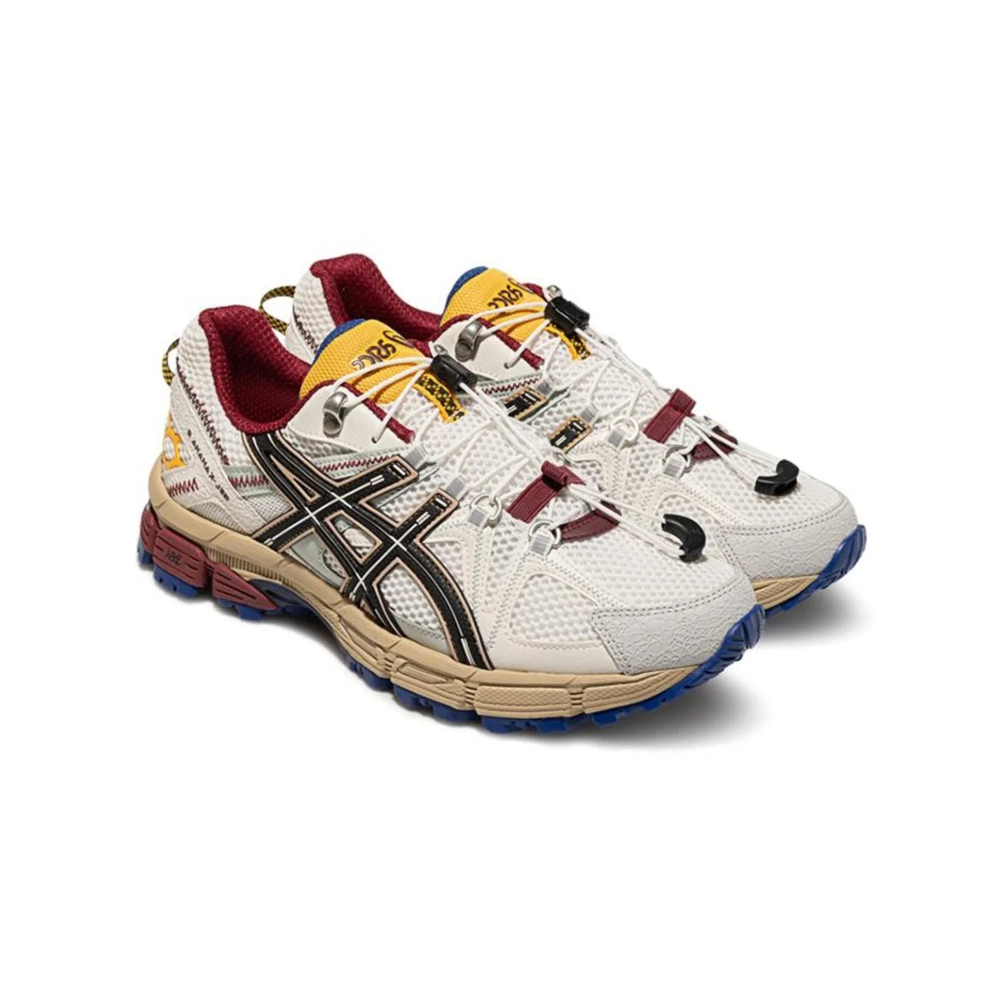 ASICS GEL-Kahana 8 'White/Maroon/Yellow/Blue'