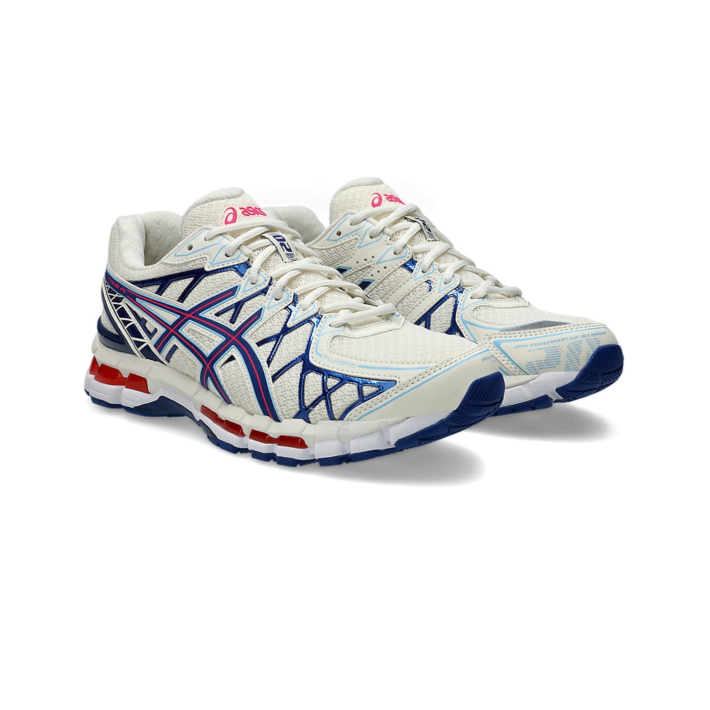 ASICS Gel-Kayano 20 'Cream Blue Red' (2025)