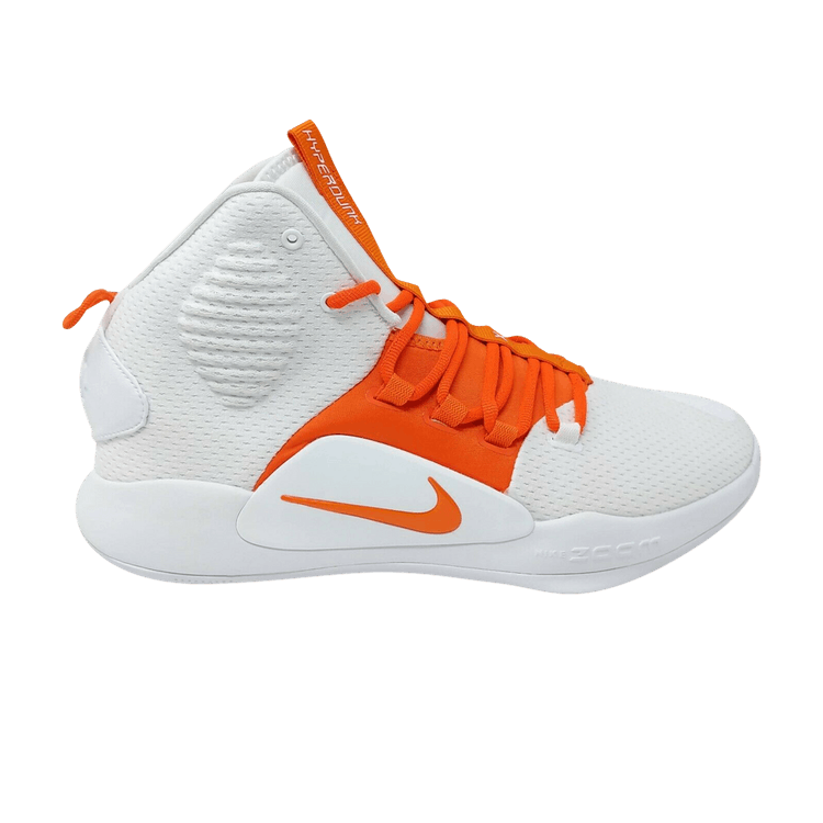 Nike Hyperdunk X TB 'White Orange' — White/Orange