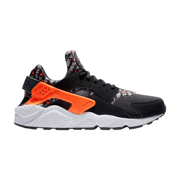 Nike Air Huarache 'Just Do It' — Black/Total Orange-White