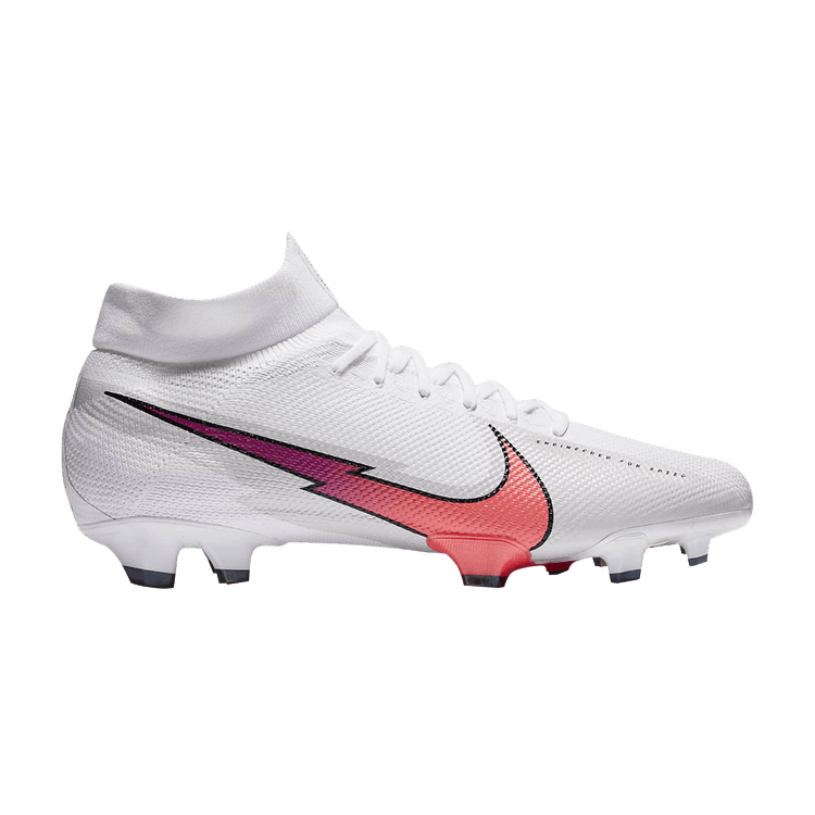 Nike Mercurial Superfly 7 Pro FG 'White Flash Crimson' — White/Photon Dust/Hyper Jade/Flash Crimson