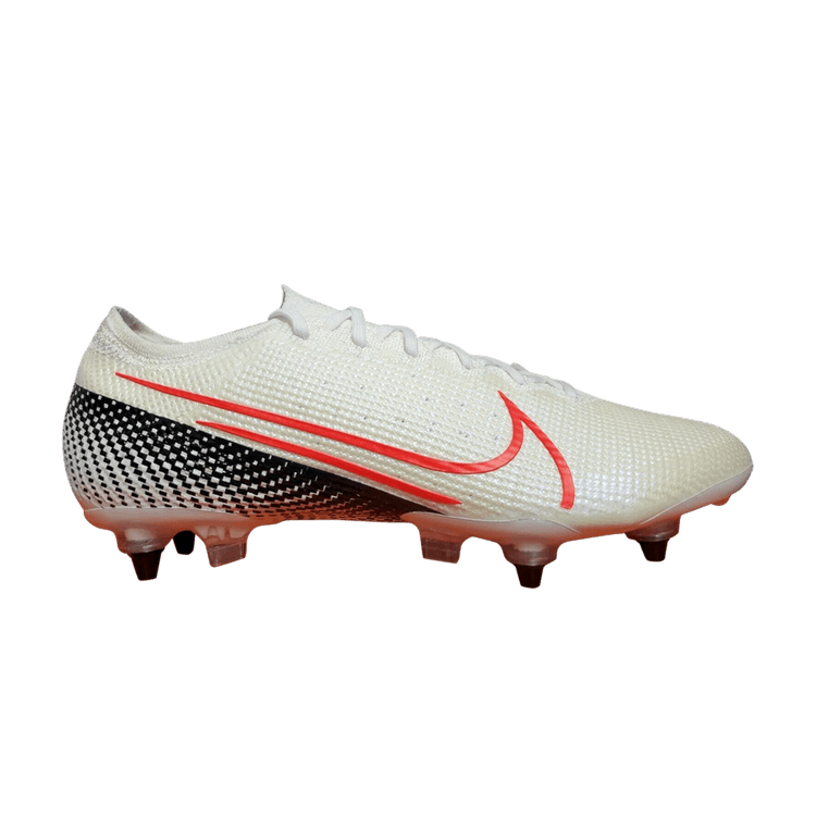Nike Mercurial Vapor 13 Elite SG Pro AC 'White Laser Crimson' — White/Laser Crimson/Black