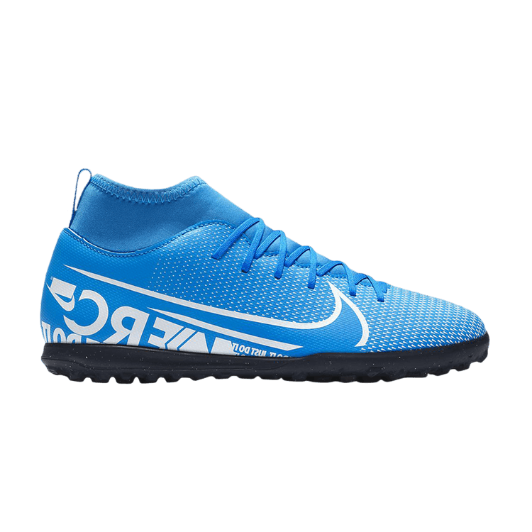 Nike Mercurial Superfly 7 Club TF GS 'New Lights' — Blue Hero/White/Volt/Obsidian/Black