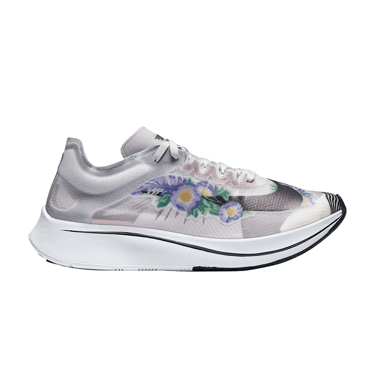 Nike Wmns Zoom Fly SP 'Floral' — Pure Platinum/White-Black