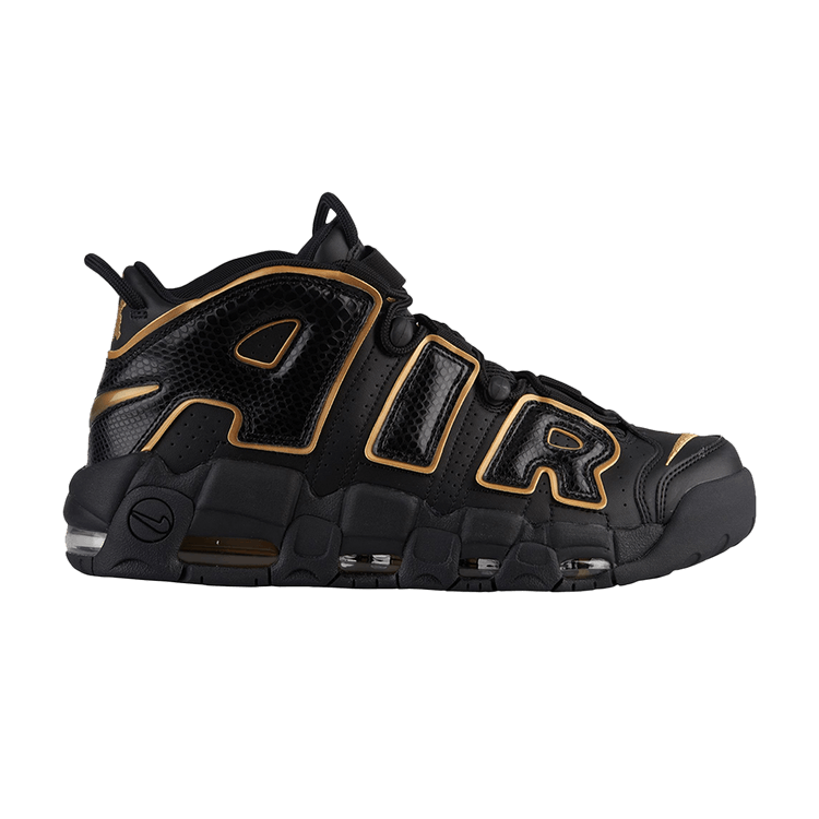 Nike Air More Uptempo 'France' — Black/Metallic Gold