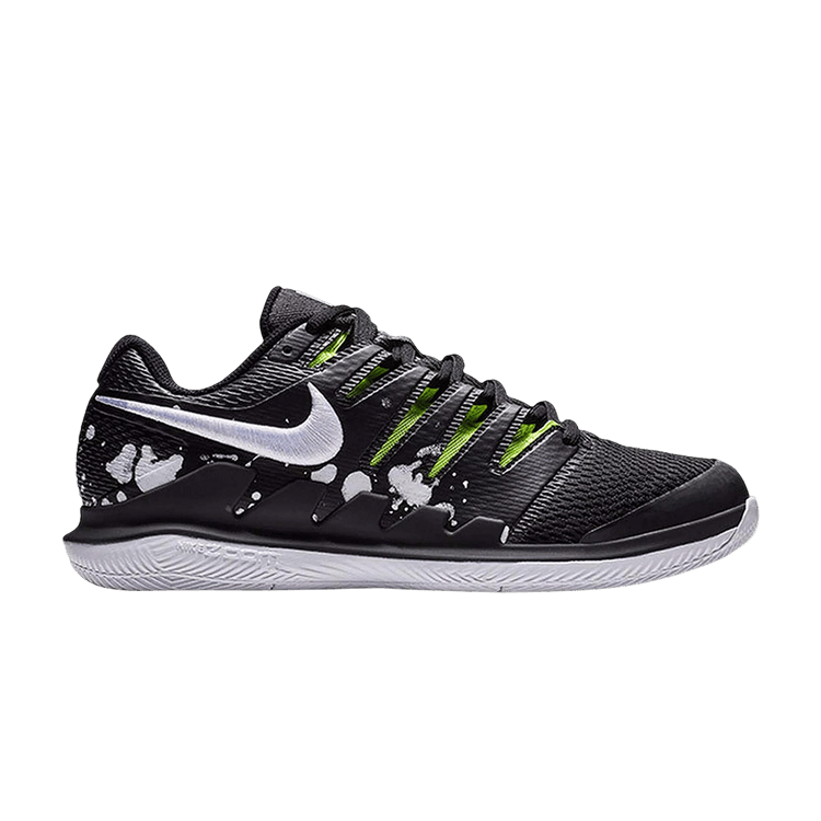 Nike Air Zoom Vapor X HC Premium 'Black White' — Black/White-Volt Glow